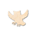 Unfinished Wood Flying Owl Shape - Craft - up to 46" DIY