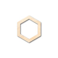 Unfinished Wood Hollow Hexagon Honeycomb Shape - Craft - up to 46" DIY