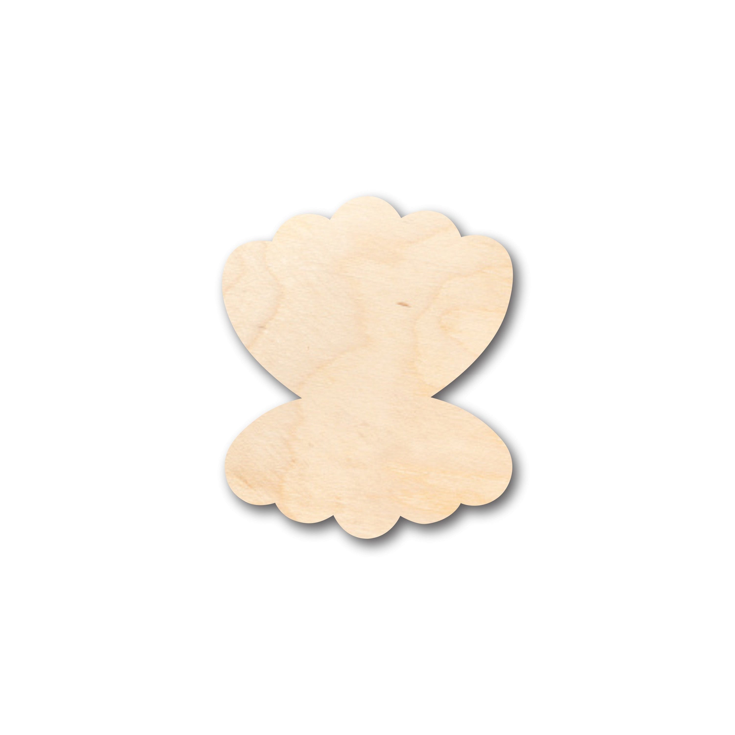 Unfinished Wood Pearl Shape - Craft - up to 46" DIY