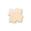 Unfinished Wood Puzzle Piece Interlocking Shape - Craft - up to 46" DIY