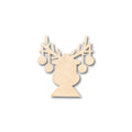 Unfinished Wood Reindeer Antler Ornaments Shape - Craft - up to 46" DIY