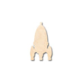 Unfinished Wood Rocket Shape - Craft - up to 46" DIY