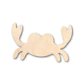 Unfinished Wood Simple Crab Shape - Craft - up to 46" DIY