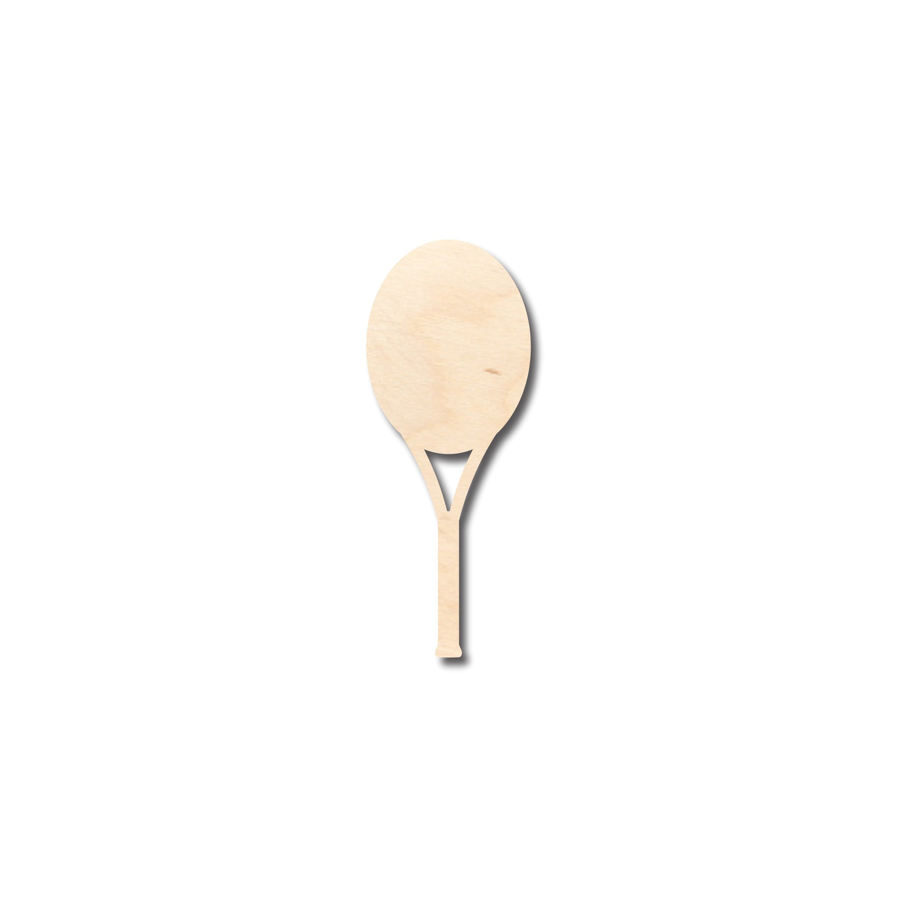Unfinished Wood Tennis Racket Shape - Craft - up to 46" DIY