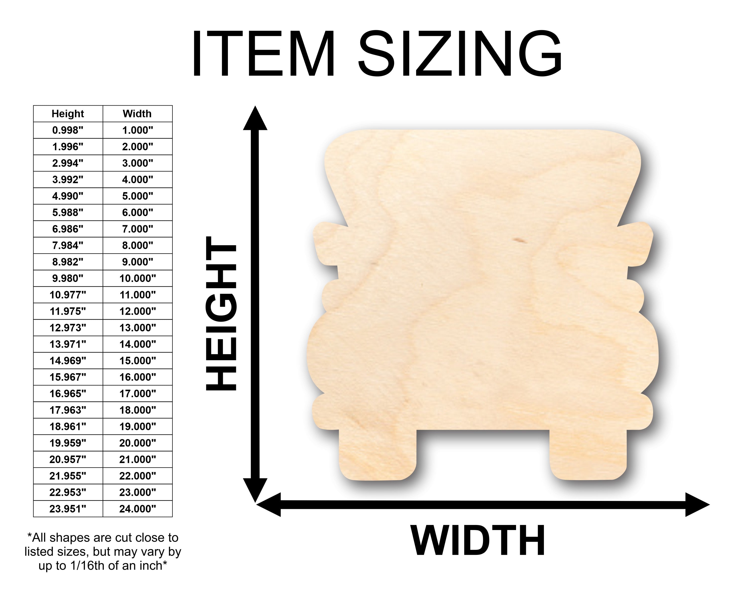 Unfinished Wood Truck Shape - Craft - up to 46" DIY