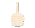 Unfinished Wood Candy Caramel Apple Shape | Craft Cutout | up to 46" DIY