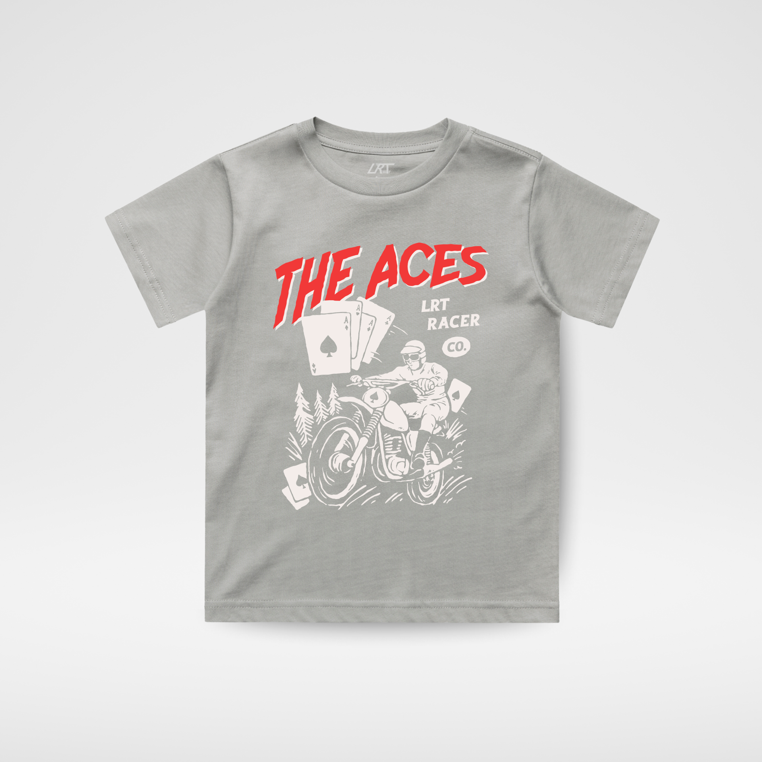 THE ACES TEE - ASH (FRONT ONLY) - EveryNest