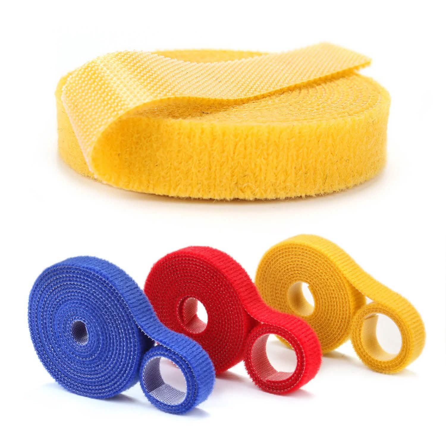 23-Piece: AGPtek Reusable Nylon Fastening Cable Ties Rolls With Cable Straps Organizer
