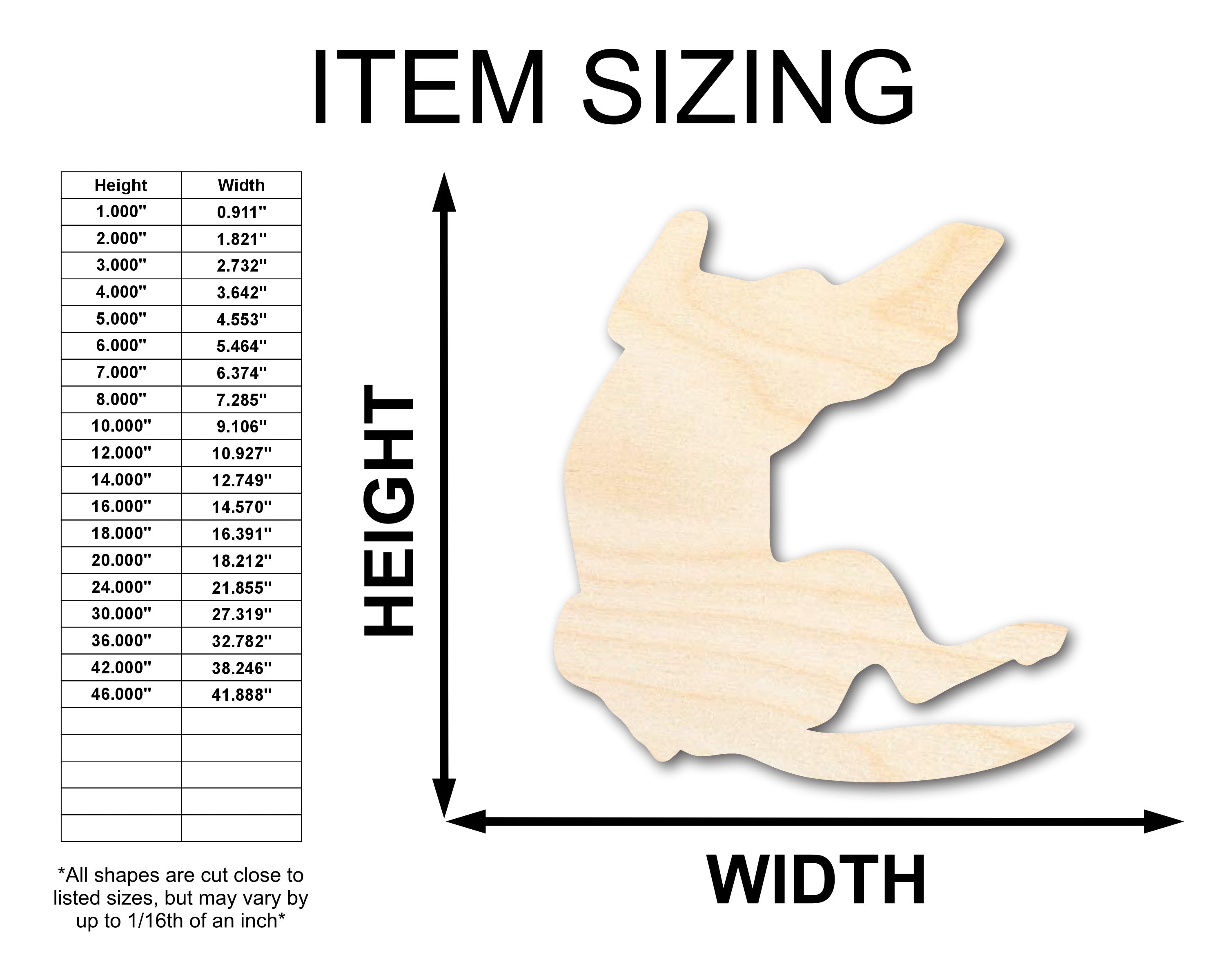Unfinished Wood Belly Rubs Dog Silhouette | DIY Dog Craft Cutout | up to 46" DIY