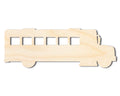 Unfinished Wood School Bus Shape | Back to School | Kids Crafts | Craft Cutout | up to 46" DIY