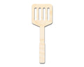 Unfinished Wood BBQ Slotted Turner Shape | Craft Cutout | up to 46" DIY