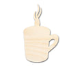 Unfinished Steamy Mug Shape | Craft Cutout | up to 46" DIY