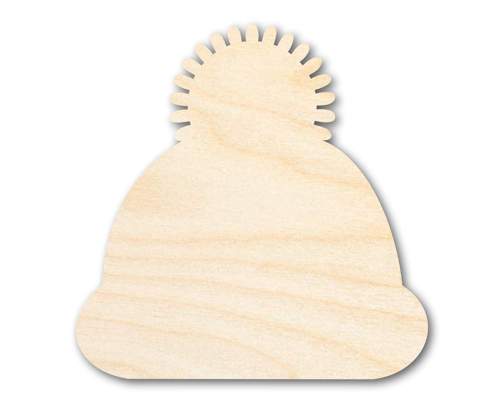 Unfinished Wood Winter Hat Silhouette | DIY Winter Craft Cutout | up to 46" DIY