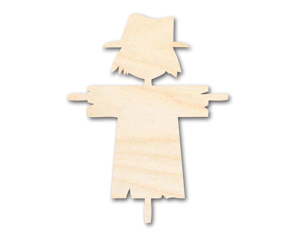 Unfinished Wood Scarecrow Shape | DIY Fall Harvest Craft Cutout | up to 46" DIY