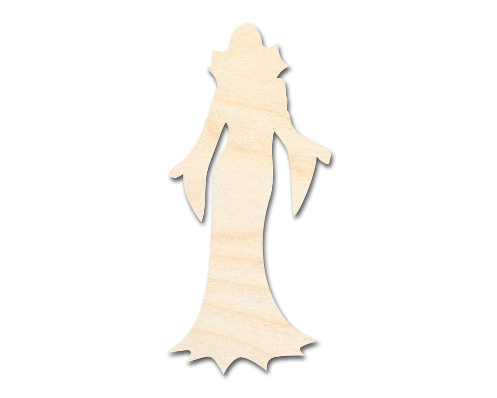 Unfinished Wood Vampiress Shape | Craft Cutout | up to 46" DIY