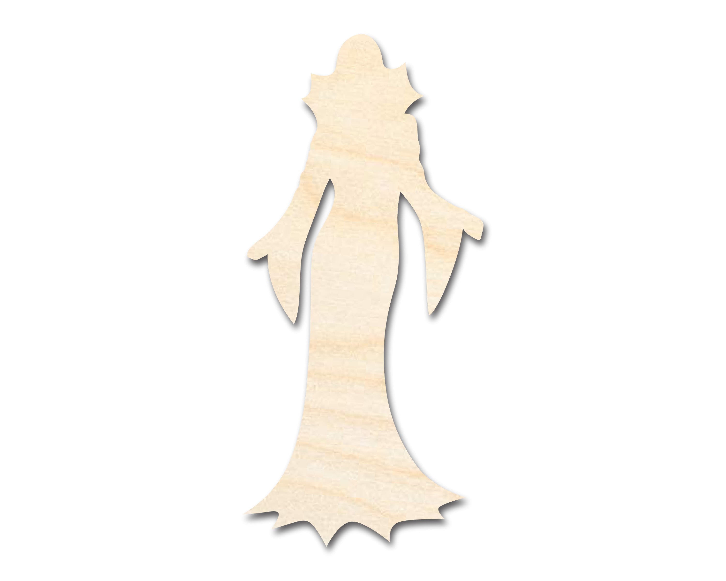 Unfinished Wood Vampiress Shape | Craft Cutout | up to 46" DIY