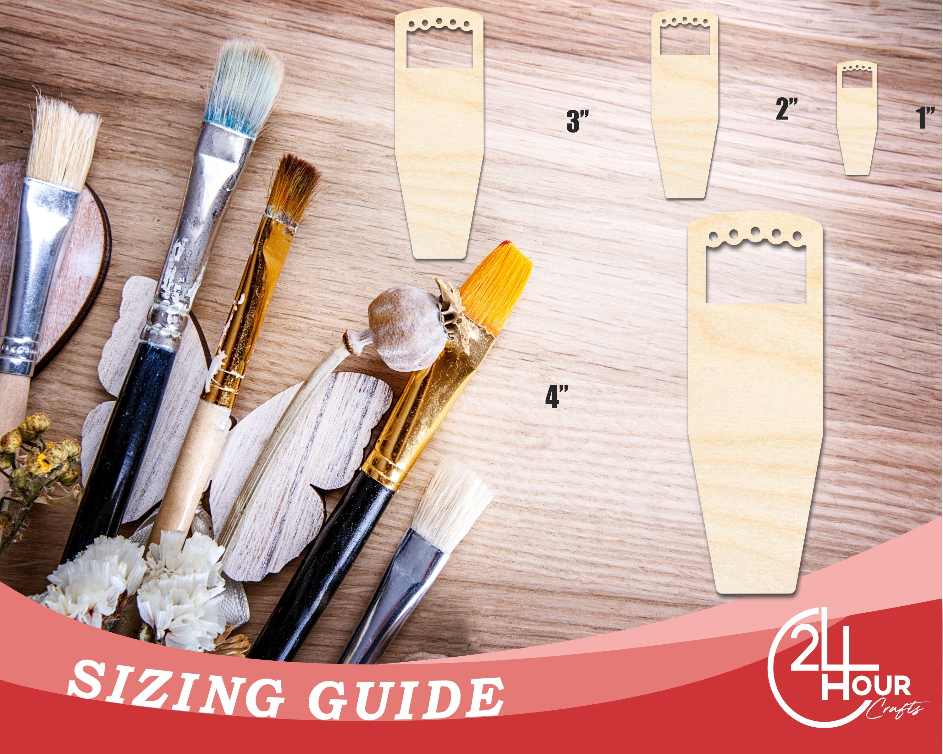 Unfinished Wood EMF Meter Shape | Craft Cutout | up to 46" DIY