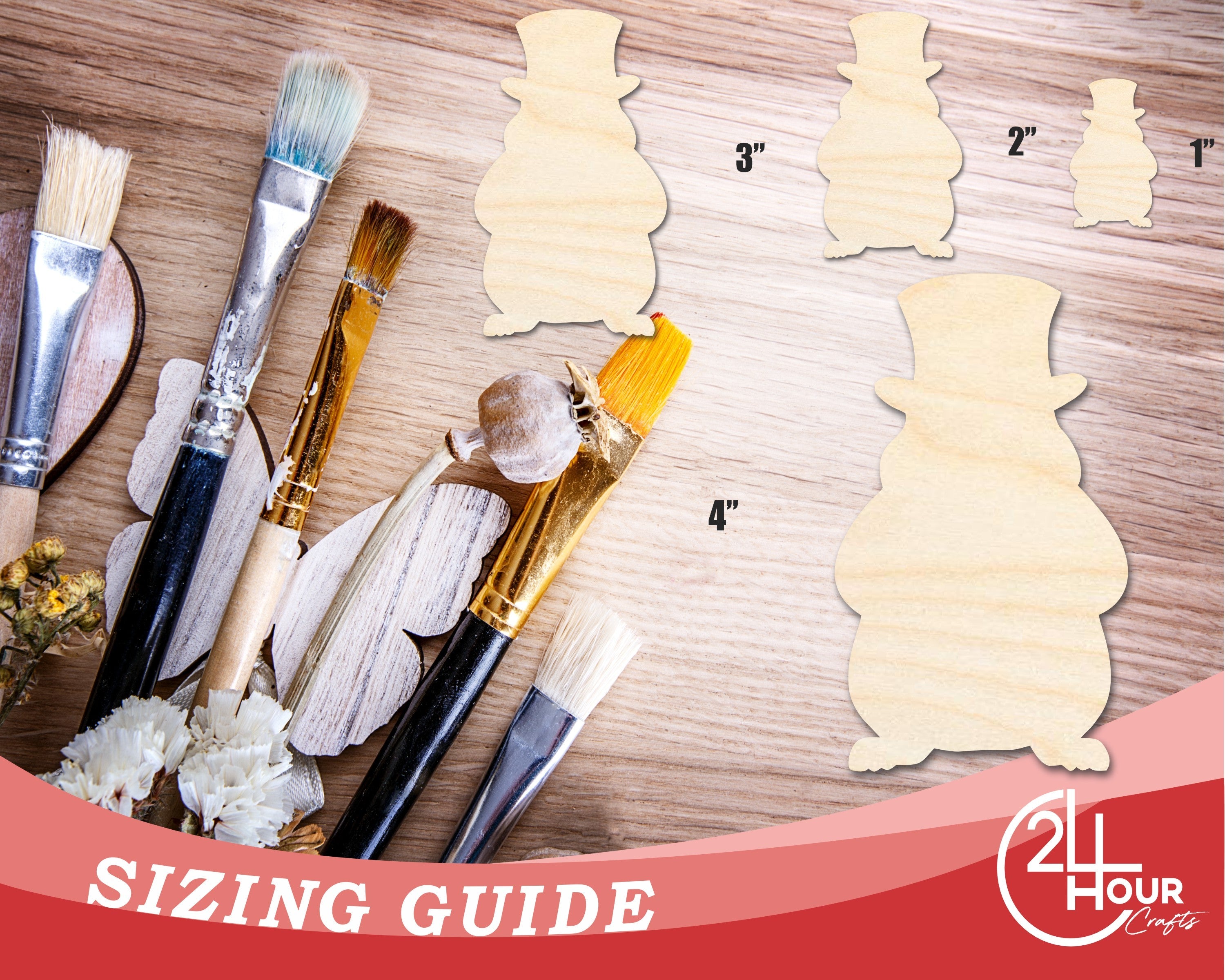 Unfinished Wood Groundhog Shape | Groundhog Day | DIY Craft Cutout | up to 46" DIY