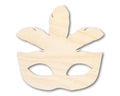 Unfinished Wood Feather Mask Silhouette | Mardi Gras | DIY Craft Cutout | up to 46" DIY