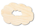 Unfinished Wood King Cake Silhouette | Mardi Gras | DIY Craft Cutout | up to 46" DIY