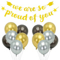 24-Piece: Gold Letter Banner "We Are So Proud of You" Hanging Decor