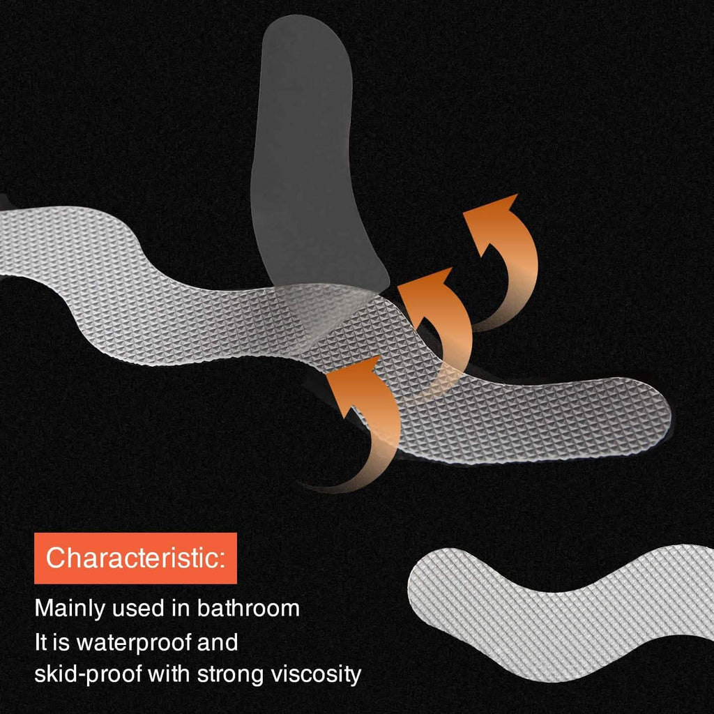 24-Piece: Safe Tub Strips Adhesive Non-Slip Shower Stickers Set