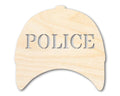 Unfinished Police Cap Shape | DIY Craft Cutout | up to 46" DIY