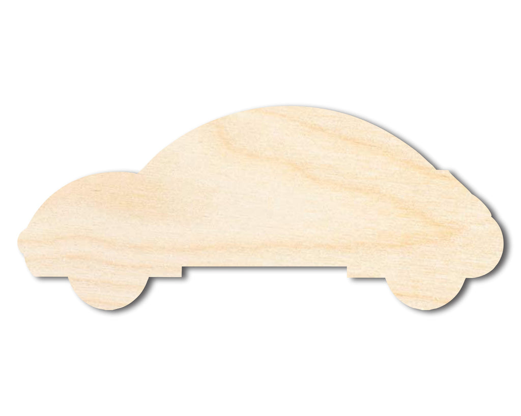 Unfinished Economy Car Shape | DIY Craft Cutout | up to 46" DIY