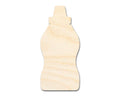 Unfinished Mustard Bottle Shape | DIY Craft Cutout | up to 46" DIY