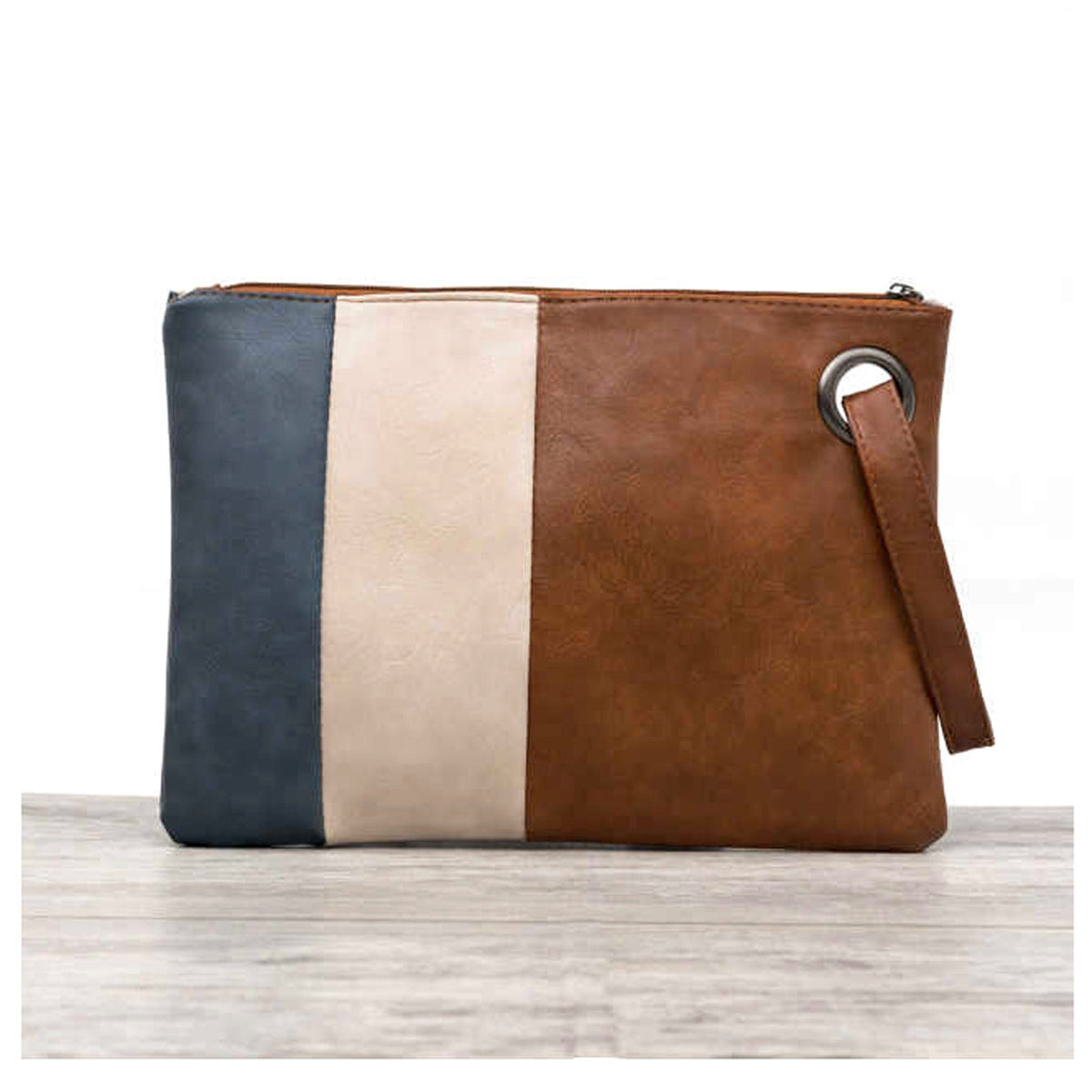 Oversize Everyday Color Block Clutch - EveryNest