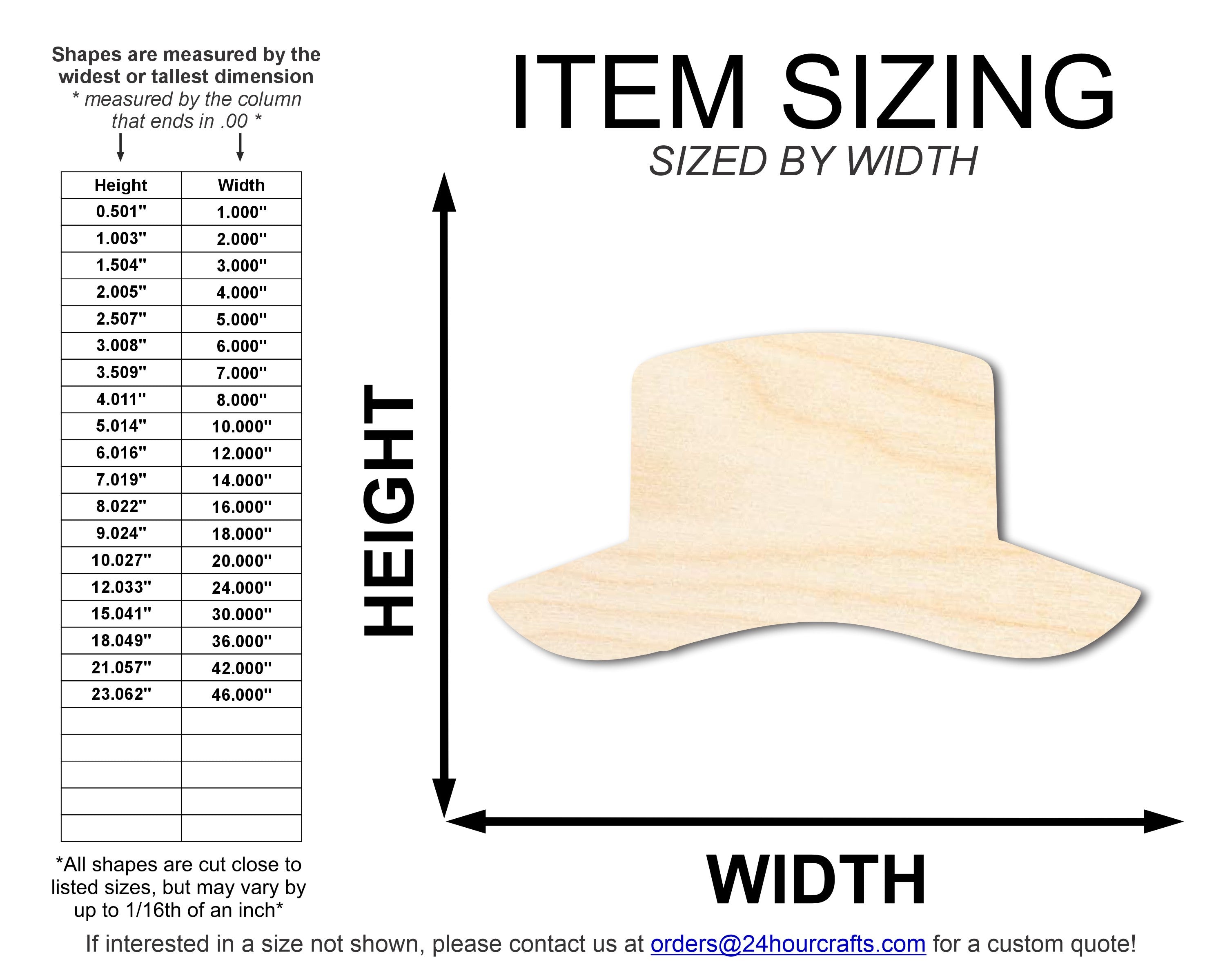 Unfinished Bucket Hat Shape | DIY Craft Cutout | up to 46" DIY