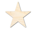 Unfinished Star Door Hanger | DIY Craft Cutout | Door Hanger | up to 46" DIY