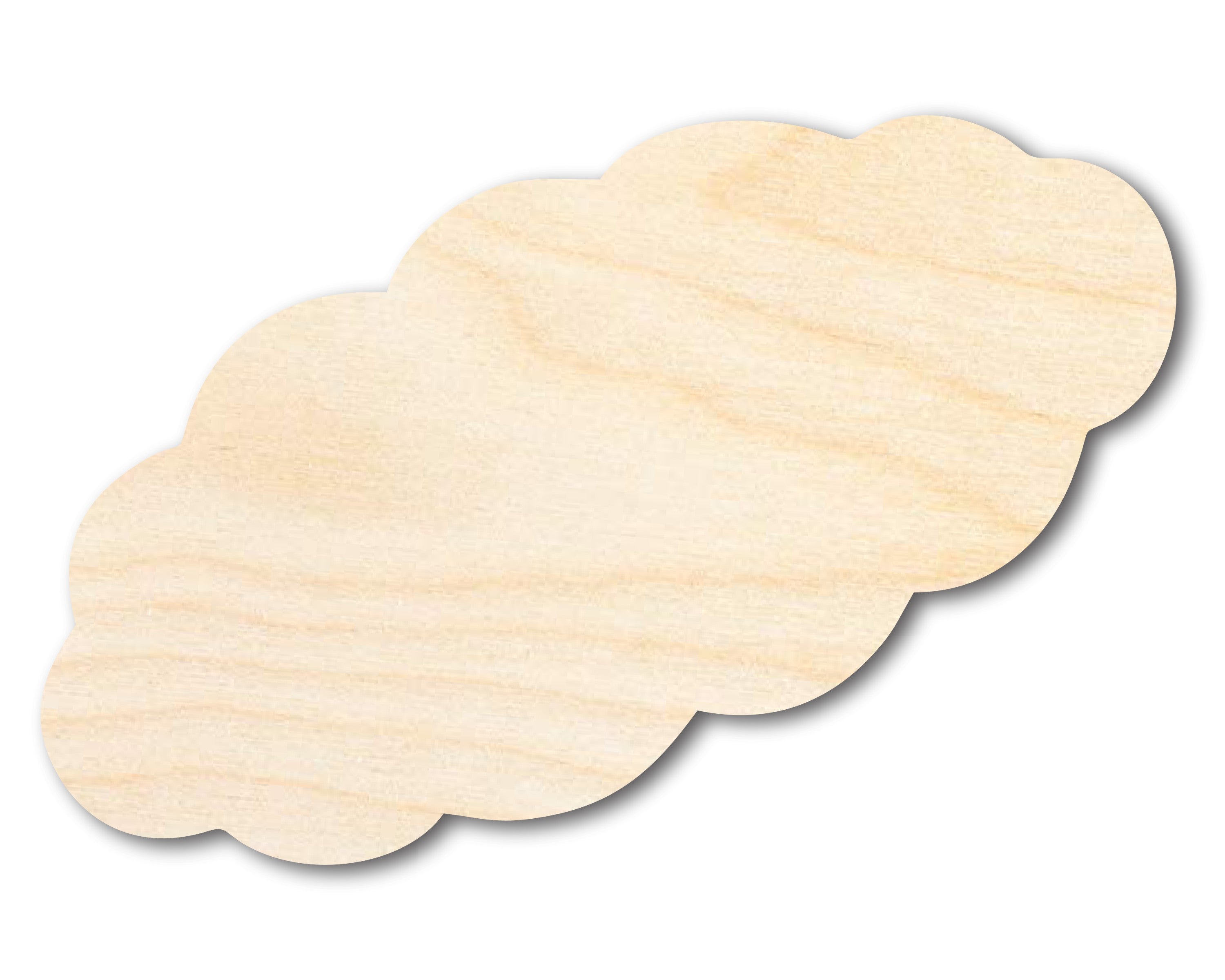 Unfinished Wood Challah Bread Shape | DIY Craft Cutout | up to 46" DIY