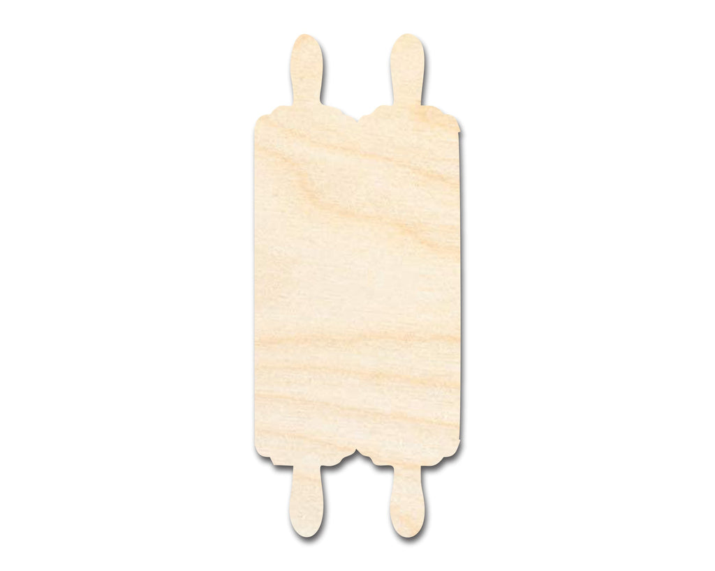 Unfinished Wood Torah Scroll Shape | DIY Craft Cutout | up to 46" DIY