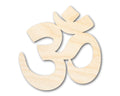 Unfinished Wood Om Hinduism Symbol Shape | DIY Craft Cutout | up to 46" DIY