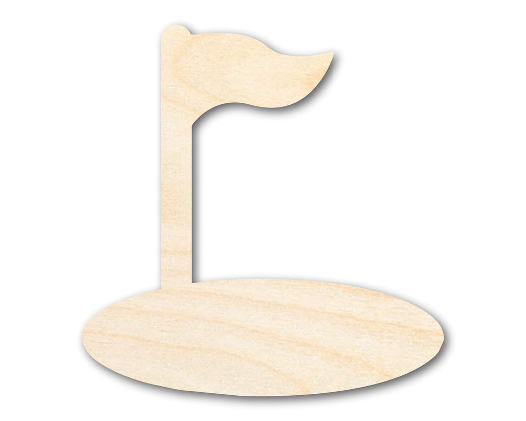 Unfinished Wood Golf Hole Shape | DIY Craft Cutout | up to 46" DIY