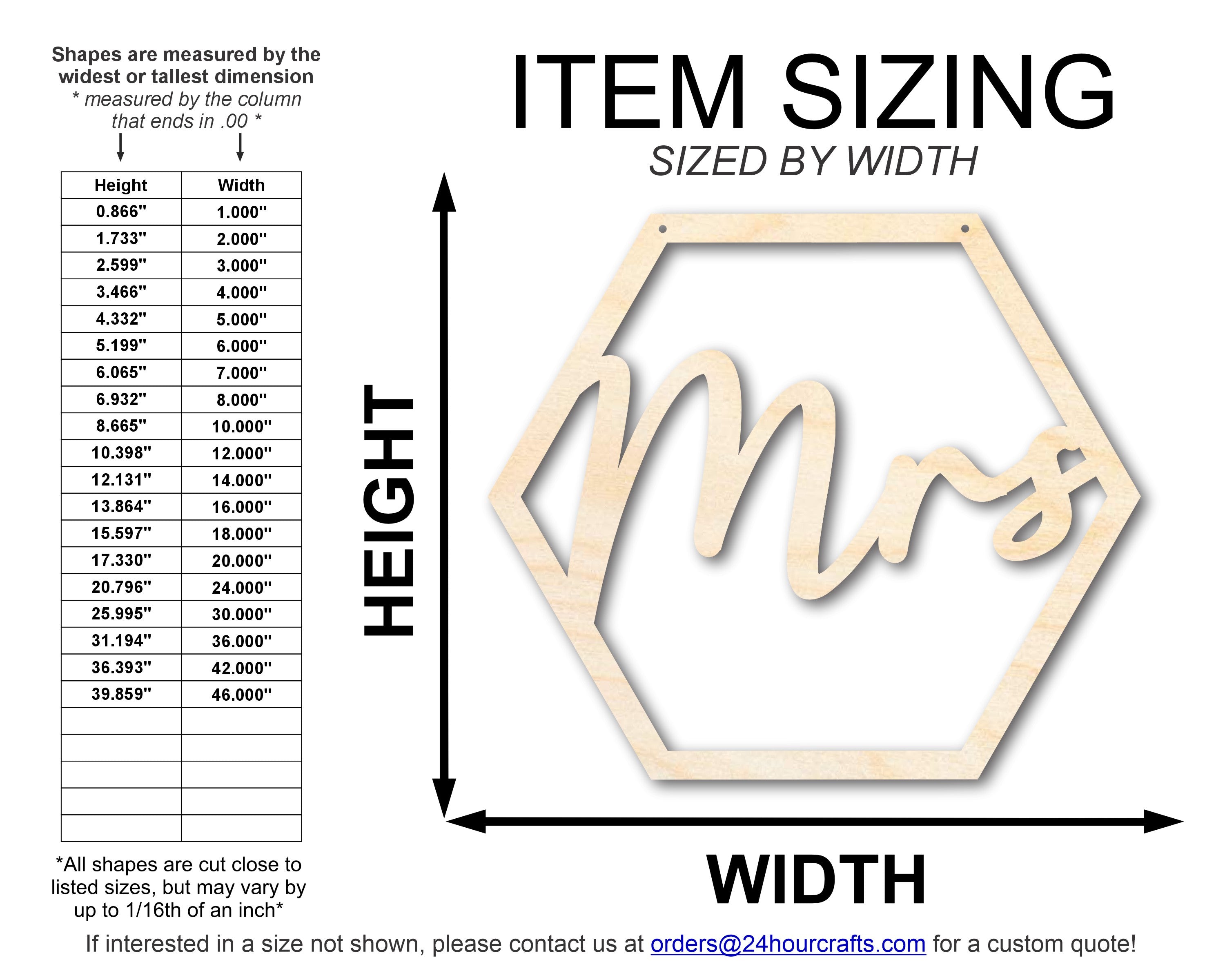 Unfinished Wood Mrs. Chair Sign | DIY Craft Cutout | up to 46" DIY