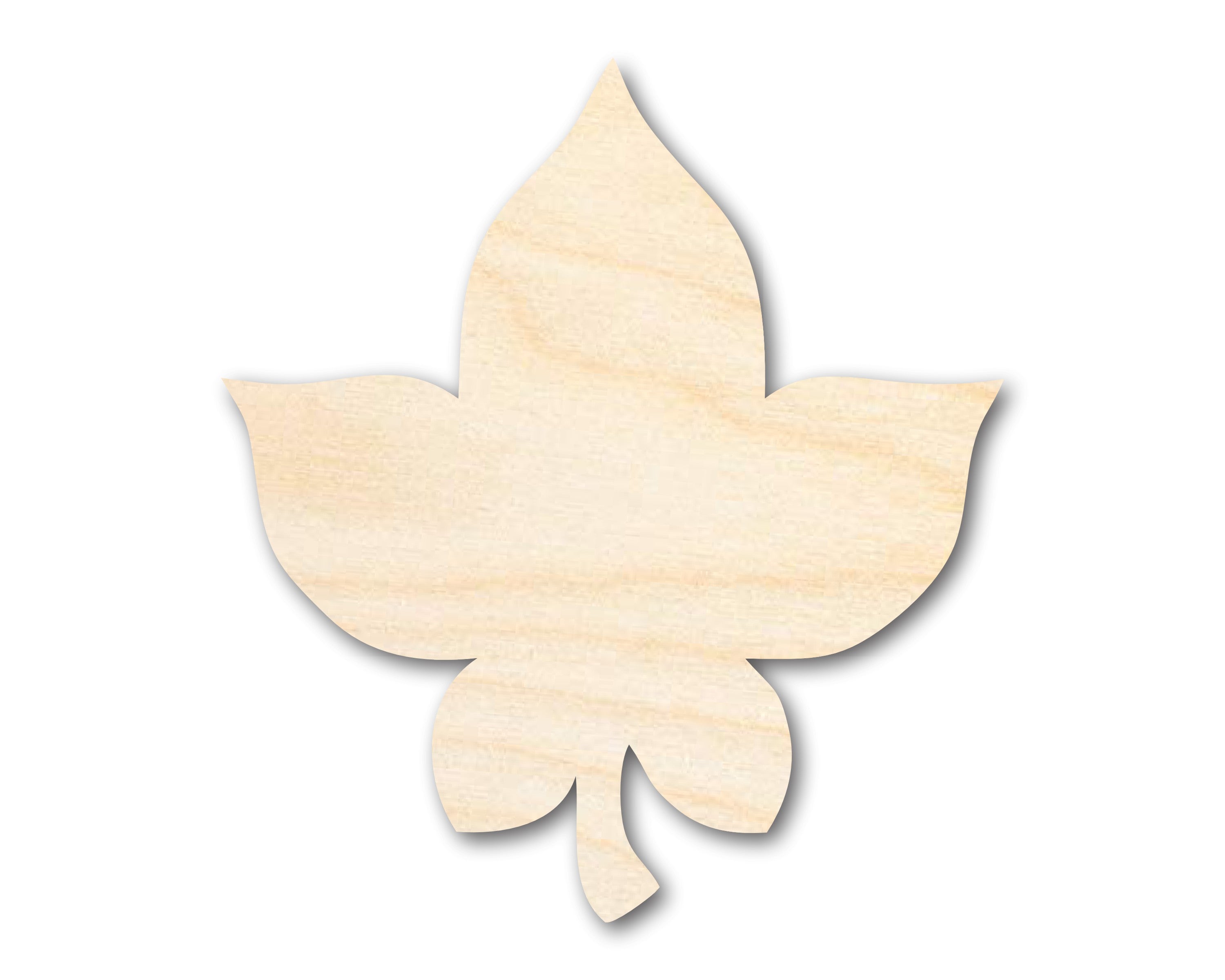 Unfinished Wood Simple Fall Leaf Shape | DIY Craft Cutout | up to 46" DIY