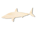 Unfinished Wood Swimming  Sand Tiger Shark Shape | DIY Craft Cutout | up to 46" DIY