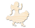 Unfinished Wood Salsa Dancer Shape | DIY Craft Cutout | up to 46" DIY