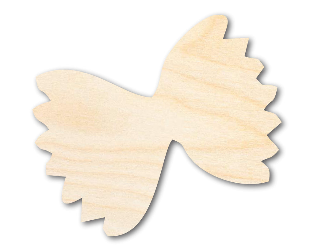 Unfinished Wood Farfalle Pasta| DIY Craft Cutout | up to 46" DIY