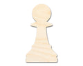 Unfinished Wood Pawn Chess Piece Shape | DIY Craft Cutout | up to 46" DIY