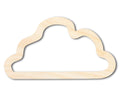 Unfinished Wood Cloud Outline Shape | DIY Craft Cutout | up to 46" DIY