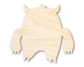 Unfinished Wood Angry Monster Shape | DIY Craft Cutout | up to 46" DIY