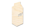 Unfinished Wood Milk Carton Shape | DIY Craft Cutout | up to 46" DIY