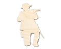 Unfinished Wood Shooting Soldier Shape | DIY Craft Cutout | up to 46" DIY