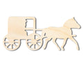 Unfinished Wood Amish Buggy Shape | DIY Craft Cutout | up to 46" DIY