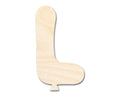 Unfinished Wood Balloon Letter L Shape | DIY Craft Cutout | up to 46" DIY
