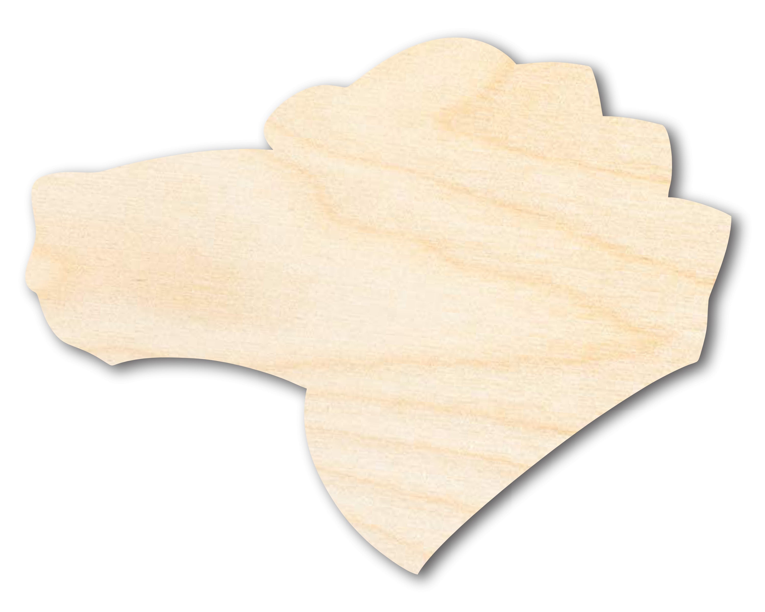 Unfinished Wood Gator Mascot Shape | DIY Craft Cutout | up to 46" DIY
