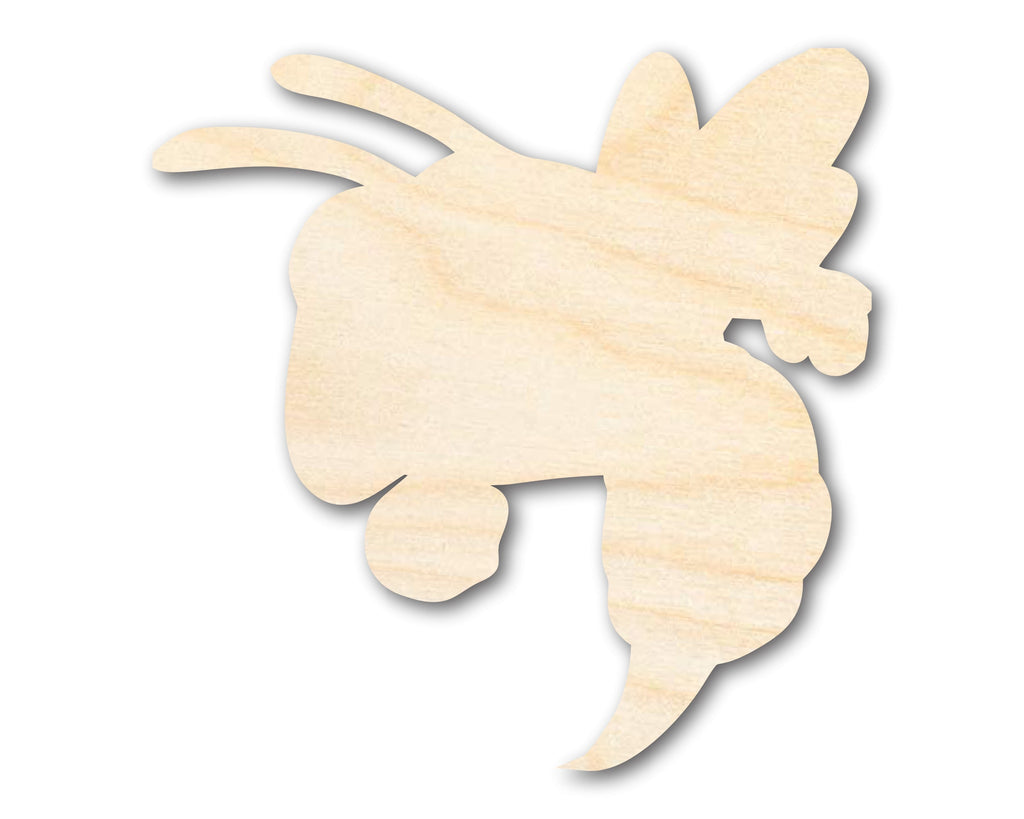 Unfinished Wood Hornet Mascot Shape | DIY Craft Cutout | up to 46" DIY